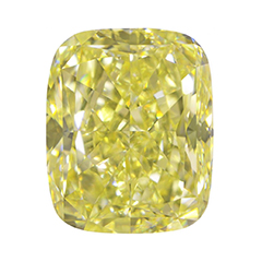 Фантазийный  Желтый бриллиант, 1.73 карат 